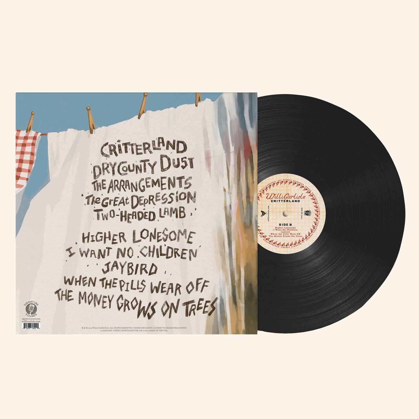 Critterland - Black Vinyl LP - Limited Signed