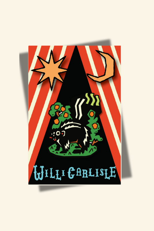 Willi Carlisle Critter Enamel Pins - Pick Your Critter!