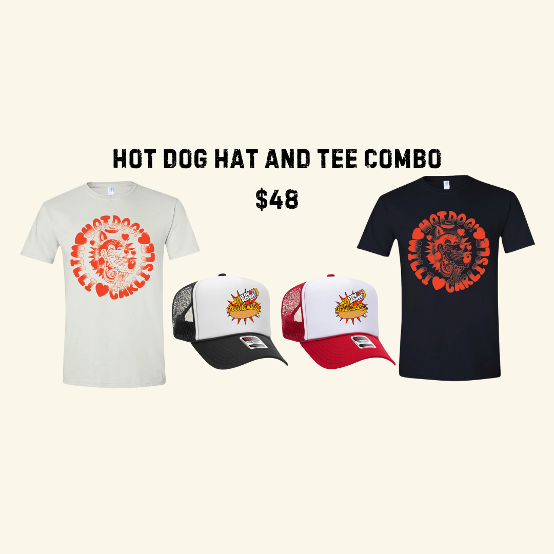 Hot Dog Hat + Tee Combo
