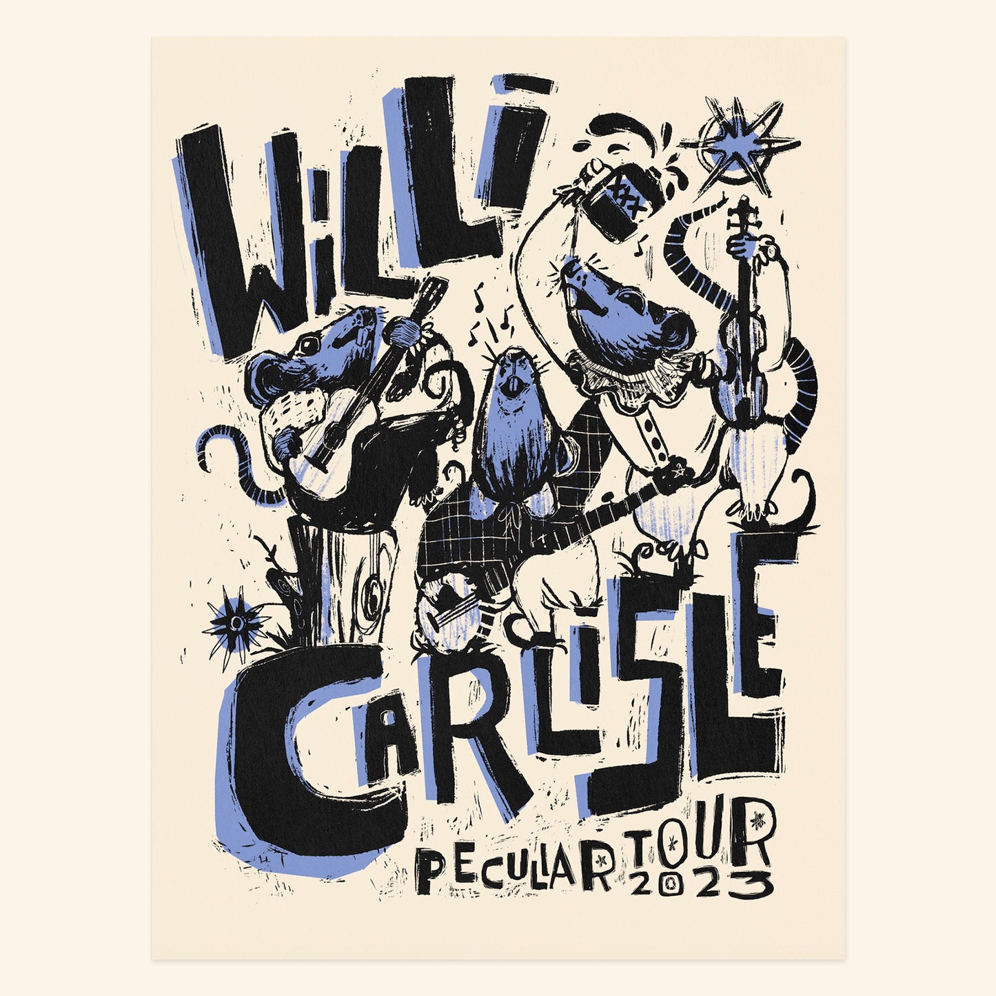Peculiar Tour 2023 Rat Band Poster