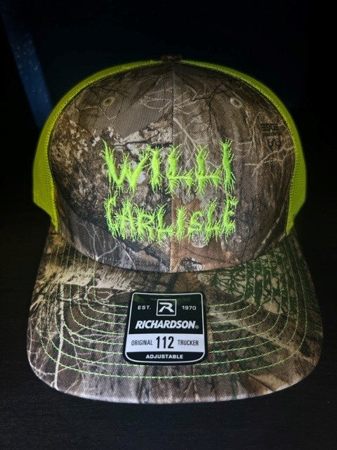 Willi Carlisle Realtree - Neon Yellow Hat