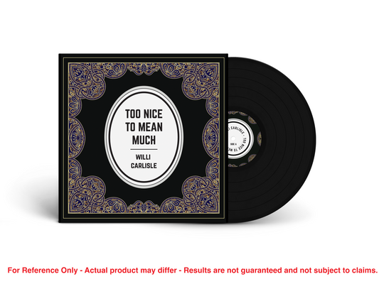 Too Nice To Mean Much - Black Vinyl LP