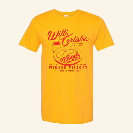 Willi Carlisle's Winged Victory Diner Tee PRE-ORDER