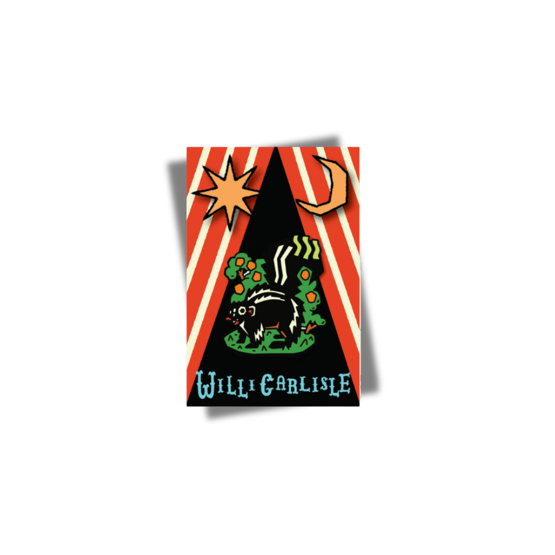 Willi Carlisle Critter Enamel Pins - Pick Your Critter!