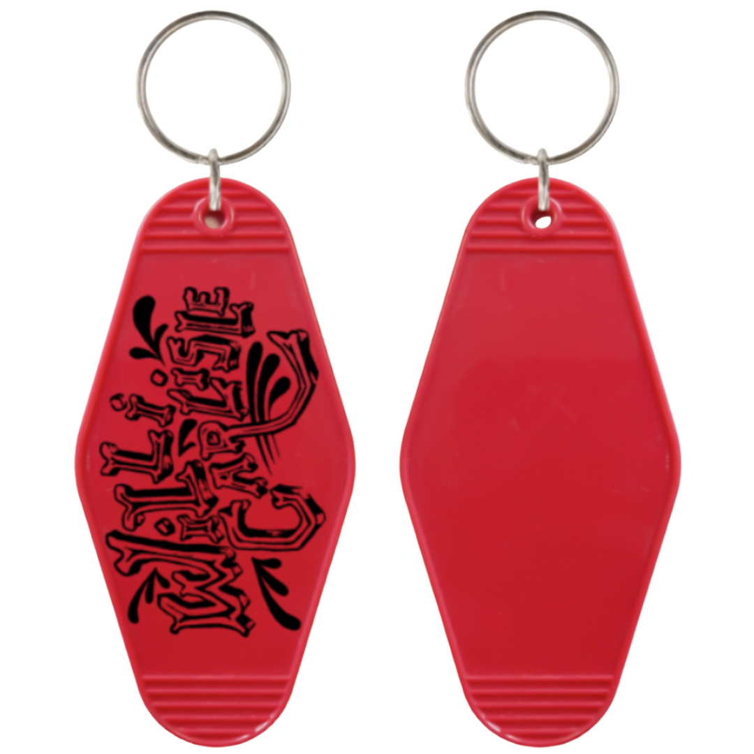 Willi Carlisle Motel Tag Keychain