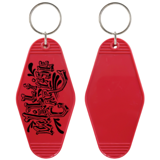 Willi Carlisle Motel Tag Keychain