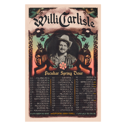 Peculiar Spring Tour 2023 Poster