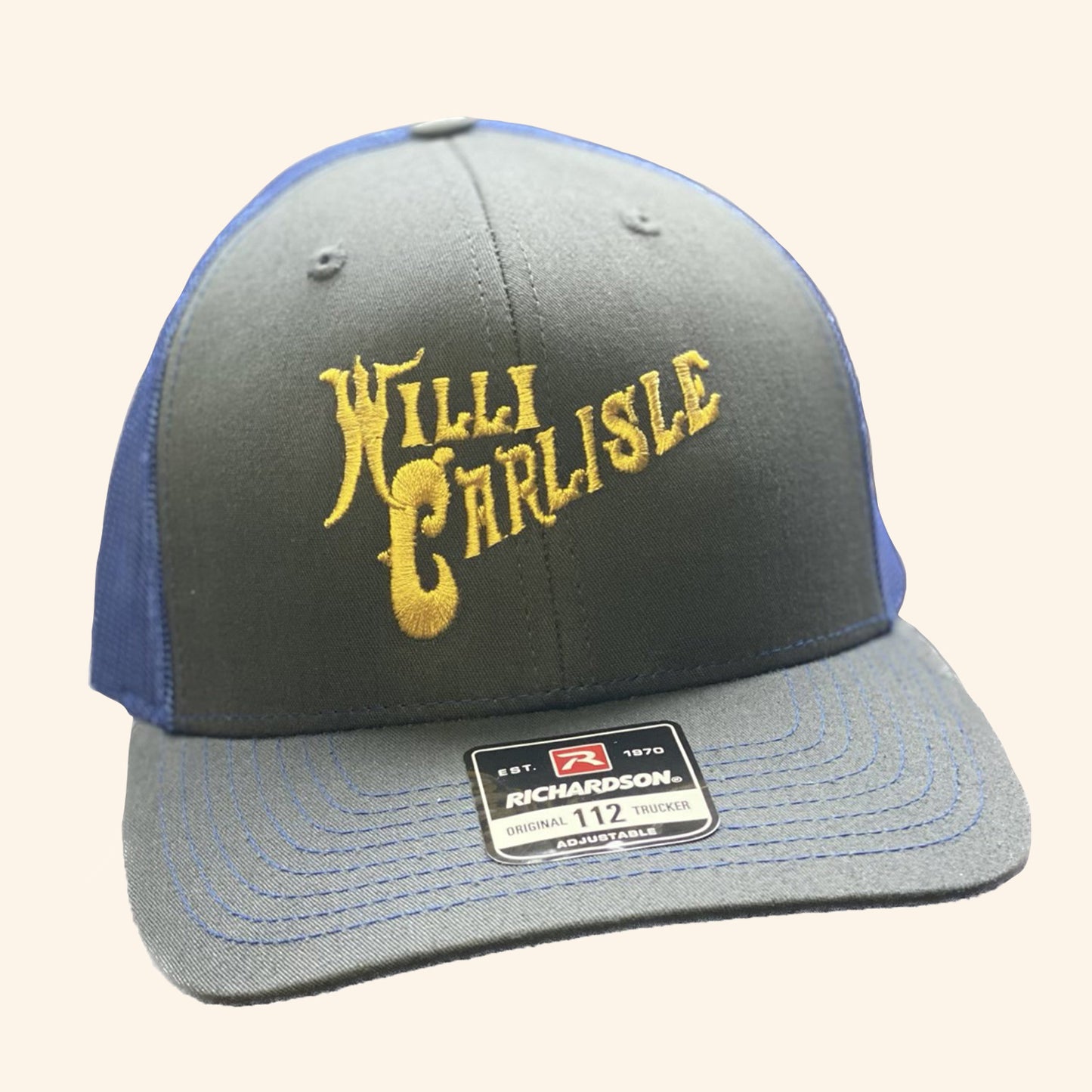 Willi Carlisle Blue and Gold Hat