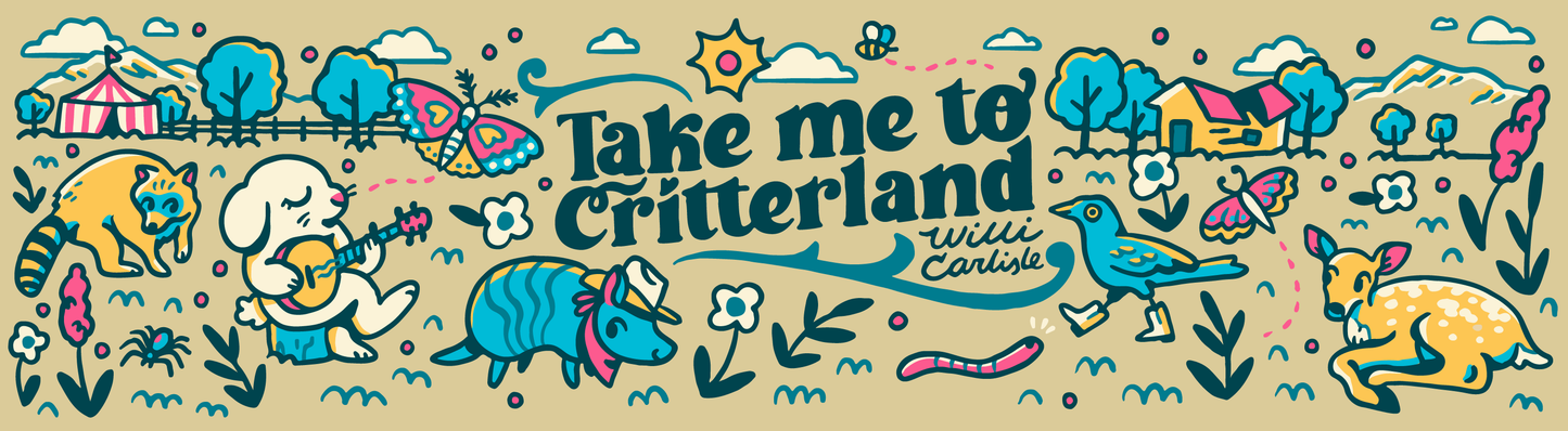 "Take Me to Critterland" Enamel Mug