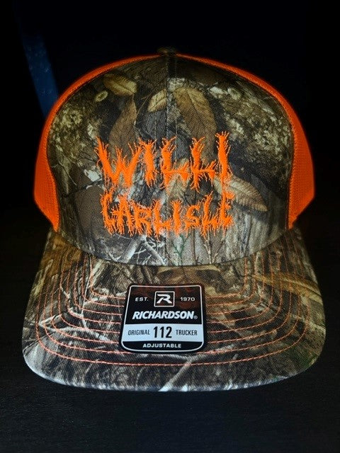 Willi Carlisle Realtree - Neon Orange Hat